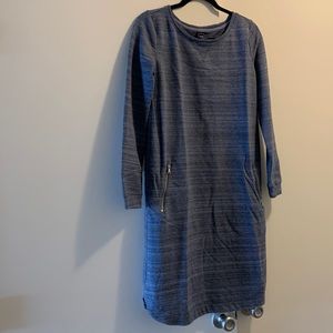 Gap Maternity Heather Blue Sweater Dress